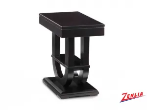 Cont Pedestal Chair Side Table