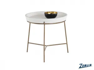 Rem End Table White