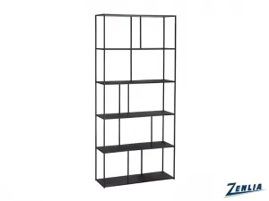 Eiff Large Black Bookcase