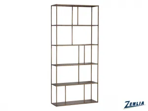 Eiff Large Brass Bookcase
