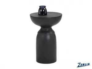 Goy black End Table Concrete
