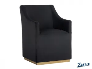 Zan Lounge Chair Black