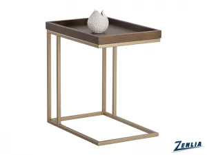 Ard gold end table