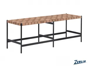 Oma Bench Light Tan Leather