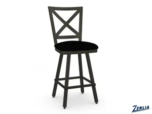 KEN41-528 Swivel Stool With Upholstery
