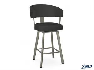 GRIS41-560 Metal Fabric Swivel Stool