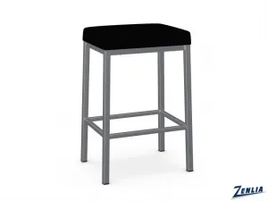BRAD40-038 Metal Fabric Non Swivel Stool