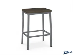 BRAD40-038 Metal Wood Non Swivel Stool