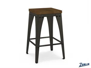 UP42-564 Non Swivel Metal Wood Stool
