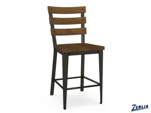 DEX40-323 Wood Non Swivel Stool