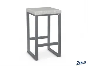 AAR40-039 Metal Fabric Non Swivel Stool