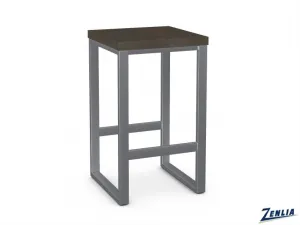 AAR40-039 Metal Wood Non Swivel Stool