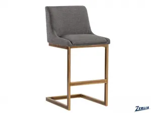 Holl Bar Stool Graphite Grey