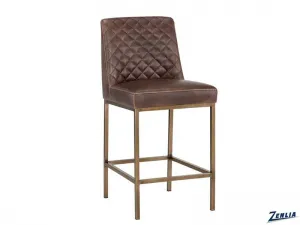 Leigh Counter Stool Dark Brown