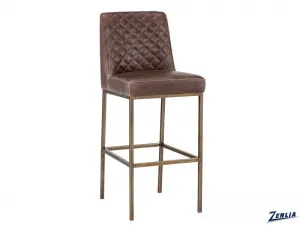Leigh Bar Stool Dark Brown