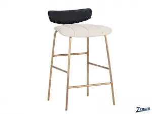 Lorel Counter Stool Cream / Black