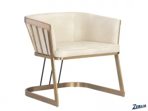 Cail Lounge Chair Cream