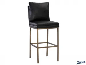 Paig Bar Stool Black