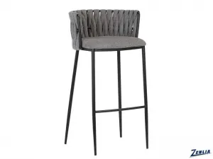 Sara Bar Stool Dark Grey