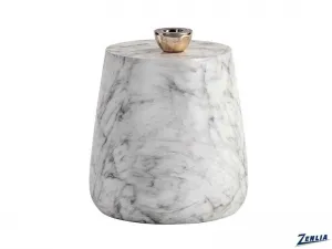 Ari White End Table