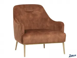 Camer Lounge Chair Rust