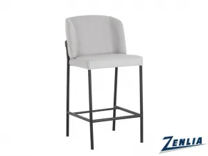 Pear Counter Stool Light Grey