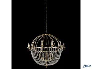 Pen 12 Arm Orb Chandelier