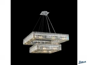 Quad (18 + 27) Inch 2 Tier Pendant