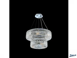 Rondel 2 Tier Pendant (12 + 18) Inch