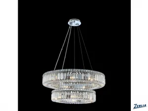 Rondel 2 Tier Pendant (18 + 26) Inch
