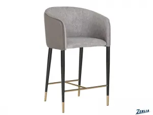 Ash Counter Stool  Grey