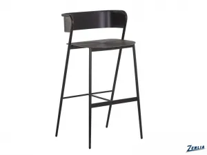 Kean Counter Stool - Gunmetal