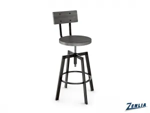 ARCH40-263 Metal Wood  Screw Stool