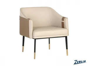 Cart Accent Chair Beige