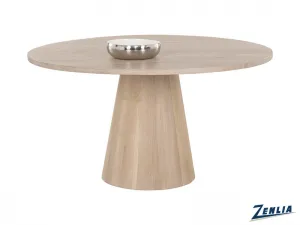 Eli Light Oak Round Table