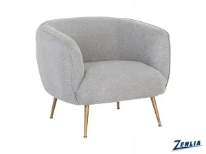 Amar Grey Lounge Chair