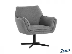 Flore Swivel Lounge Chair Koala Grey