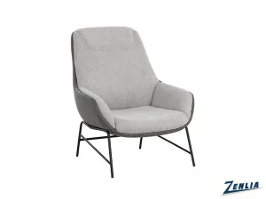 Luc Lounge Chair - Belfast Heather Grey / Bravo Ash