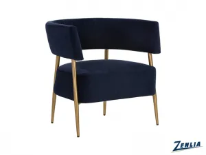 Maest Lounge Chair Navy