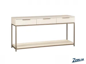 Reb Cream Console Table