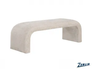 Naha Taupe Bench