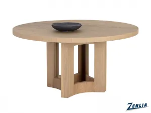 Elm Round Table - Natural