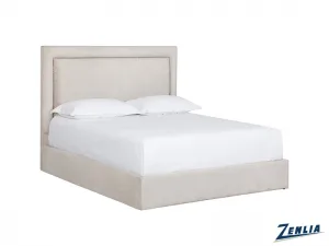 Nyl Queen Upholstered Bed - Taupe