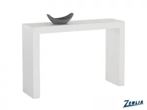 Axl White Console Table Marble