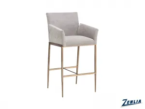 Ges Bar Stool - Stone