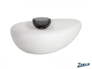 Corv Large Coffee Table - White