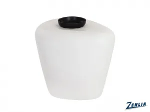 Corv End Table - White