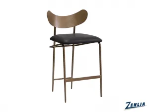 Gibb Counter Stool - Brass