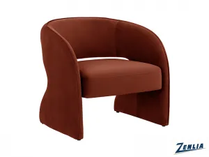 Rosa Loung Chair - Rust