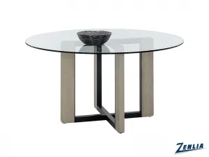 Reja Round Dining Table - Taupe